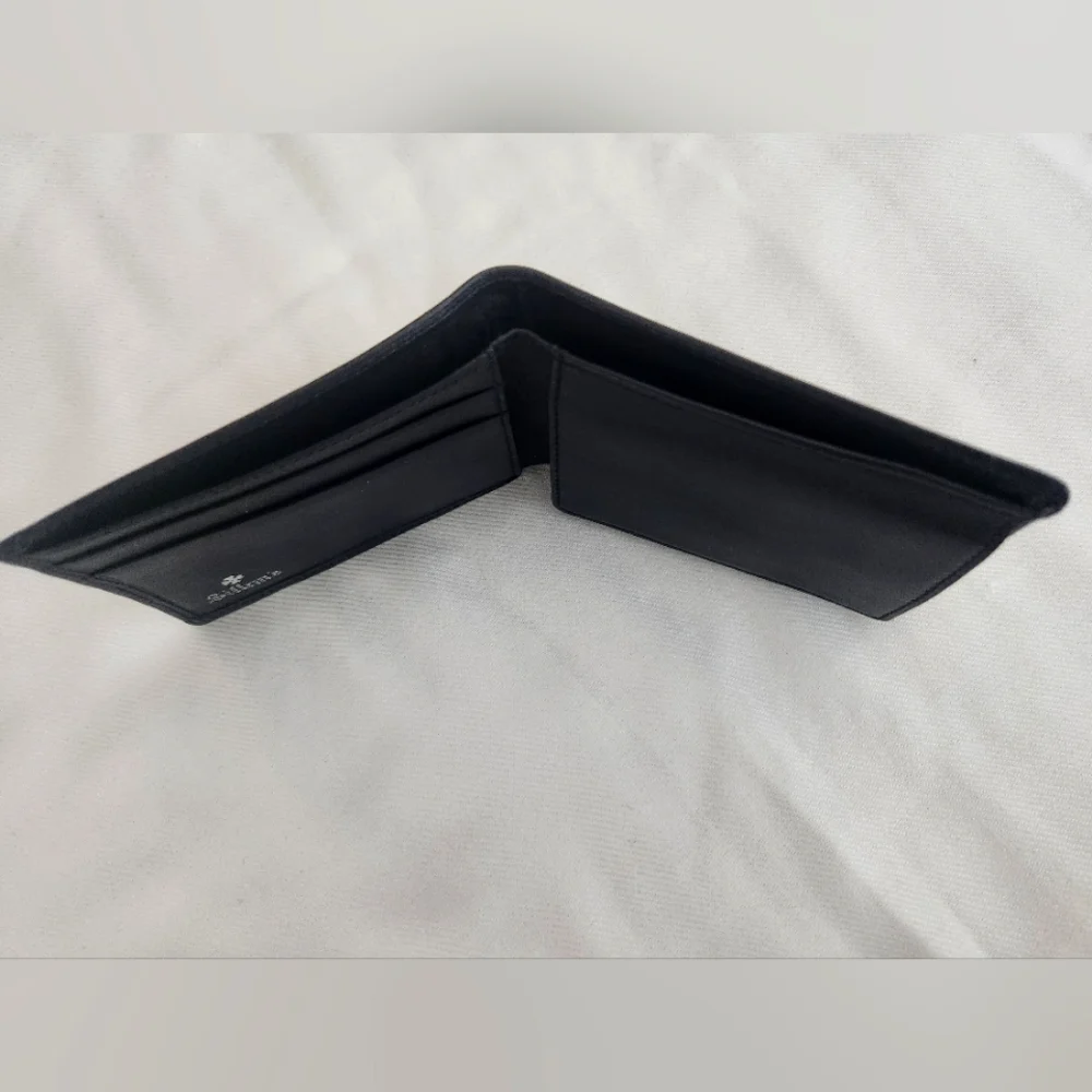 Black Leather Wallet Sillems